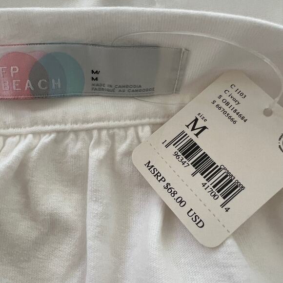 Free People Honey Mini Dress in Ivory NWT (Flawed) Medium - Picture 10 of 11